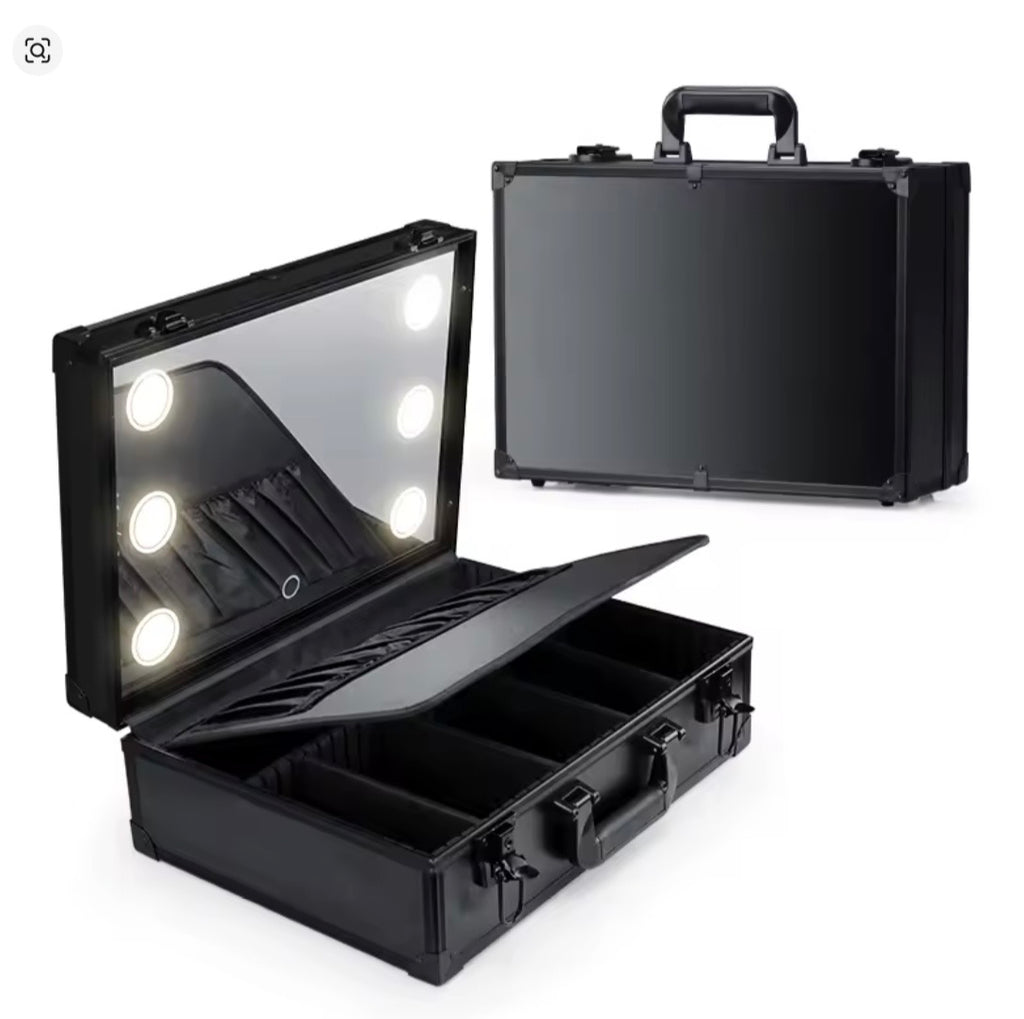 Smart makeup organizer with sensor