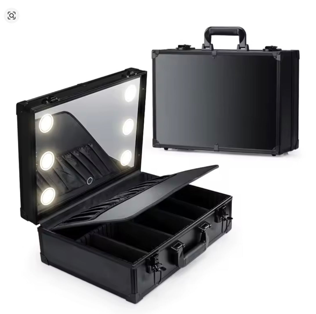 Smart makeup organizer with sensor