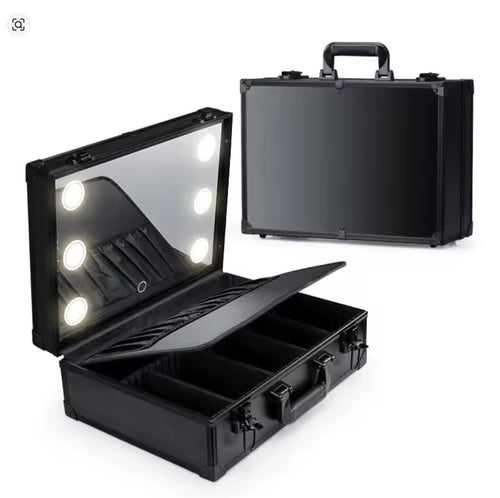 Smart makeup organizer with sensor