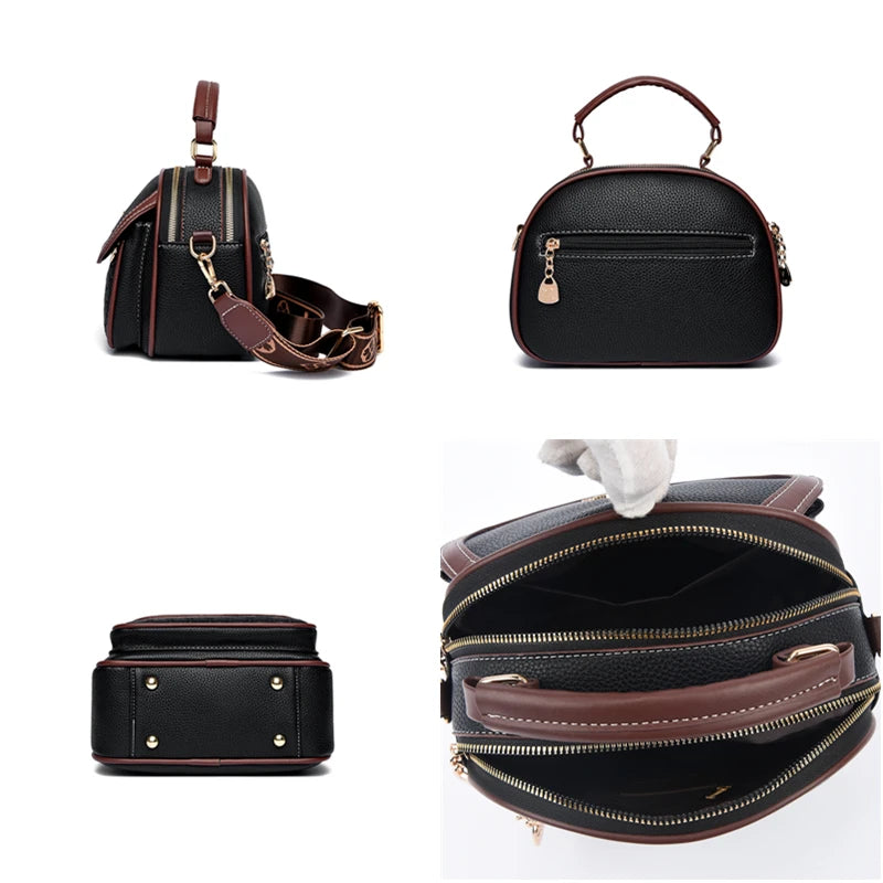 2024 new online celebrity Korean version of portable diagonal women's bag women fashion shoulder small round bag bags